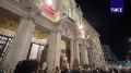 Поминальная молитва прошла перед церковью, где похоронят Папу Римского Франциска
