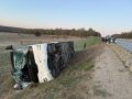 35 человек пострадали при опрокидывании экскурсионного автобуса с паломниками во Владимирской области