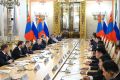 7 мая состоялась встреча Президента России Владимира Путина с Президентом Монголии Ухнагийн Хурэлсухом, прибывшим в Москву для участия в торжественных мероприятиях по случаю 80-летия Победы
