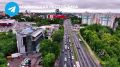 На первом видео ролике кадры с акции 9 мая в Молдове