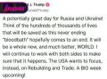 «Я продолжу работать с обеими сторонами, чтобы добиться этого!» —Трамп о предложение Путина вернуться за стол переговоров