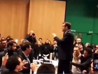 В соцсетях завирусилось видео под названием «Сопливый Макрон»