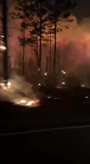 Пламя на обочине: в Амурской области лесной пожар вышел к трассе Благовещенск – Свободный