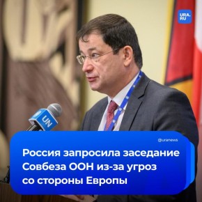 Россия запросила заседание СБ ООН на фоне угроз глобальному миру из-за действий Европы, заявил Полянский