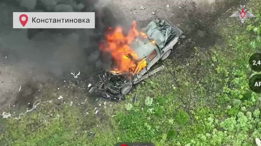 Операторы FPV-дронов «Южной» группировки войск продолжают уничтожать технику противника