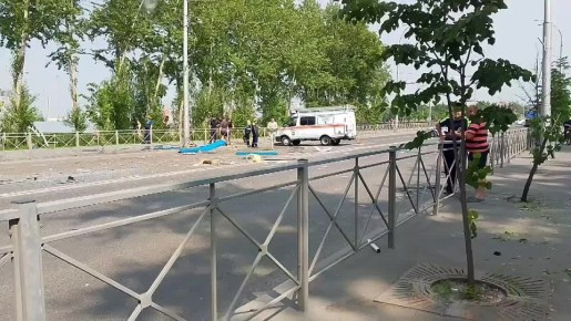 Газовый баллон взорвался в автобусе в Кемерове