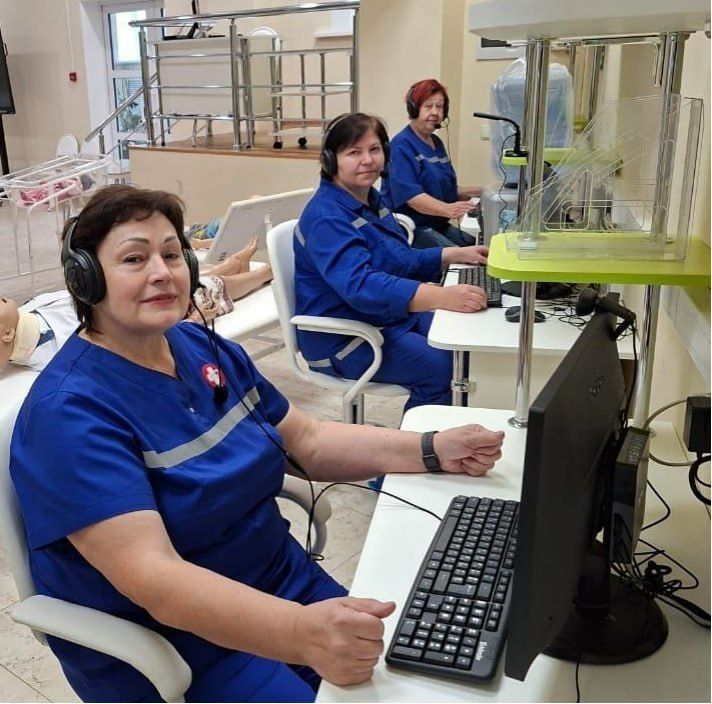 33 человека, врачи и диспетчера скорой, прошли обучение для повышения квалификации «Дистанционное консультирование исполнителей первой помощи на месте происшествия»