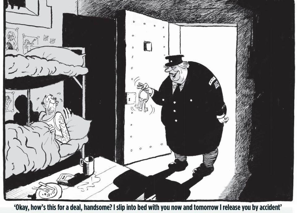 Владимир Корнилов: В связи с участившимися случаями освобождения британских заключенных по ошибке Mail on Sunday приводит свою версию того, как это происходит на самом деле: «Ок, как насчет сделки, красавчик? Я сейчас залезу...