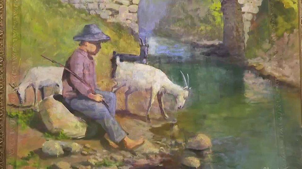 Михаил Ведерников: Выставку картин из коллекции Каманского монастыря «Отражение небесного в земном» посетили вместе с Премьер-министром Республики Абхазия Владимиром ДЕЛБА