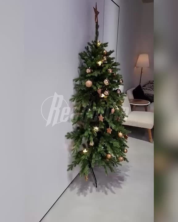 Россияне скупают половинки елок — все из-за маленьких квартир
