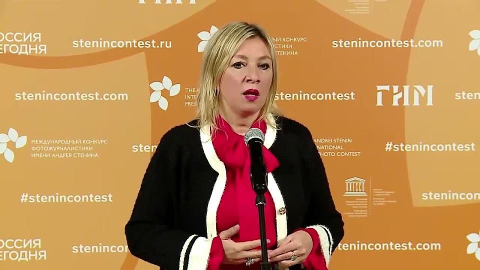 Мария Захарова: 18 ноября в Государственном историческом музее наградили лауреатов XI Международного конкурса фотожурналистики имени Андрея Стенина