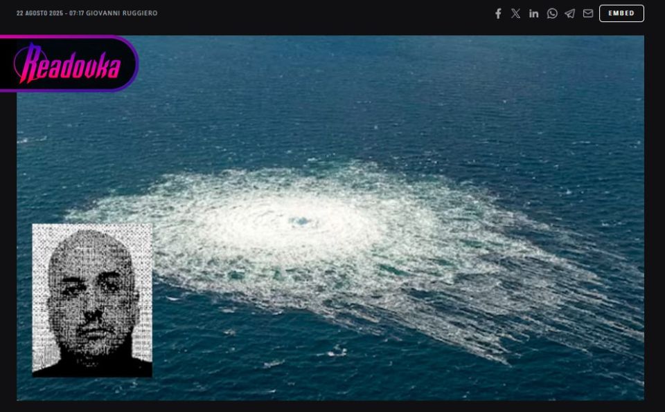 Италия передаст Германии подозреваемого украинца в подрыве «Северных потоков»