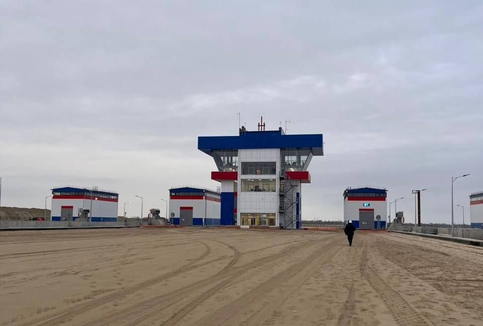 День работника транспорта встретили на строительной площадке Багаевского гидроузла в Ростовской области