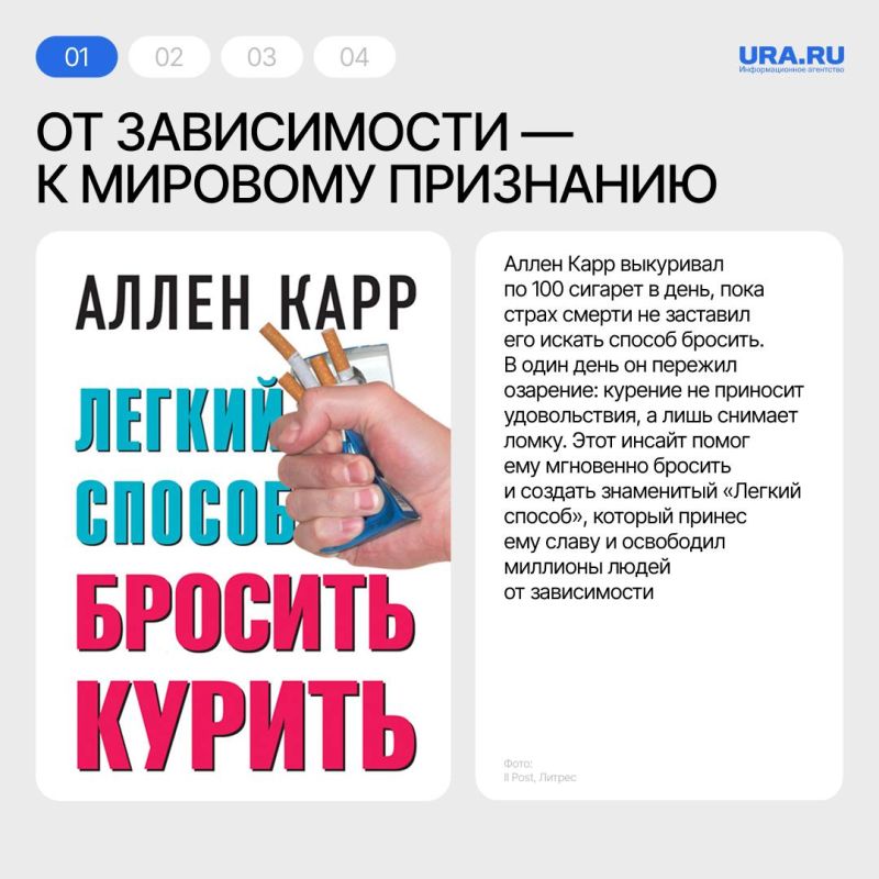 Всемирно известный писатель, ультрамарафонец, олимпийский тренер — что между ними общего? Все они бросили курить, и это стало поворотным моментом в их пути к успеху.