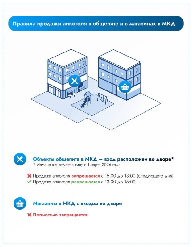 Два часа в день будут продавать алкоголь в общепите во дворах Подмосковья