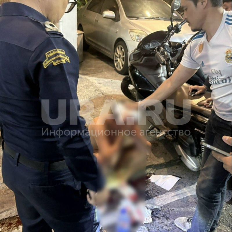 Ледибои* отпинали каблуками пьяного россиянина в Паттайе