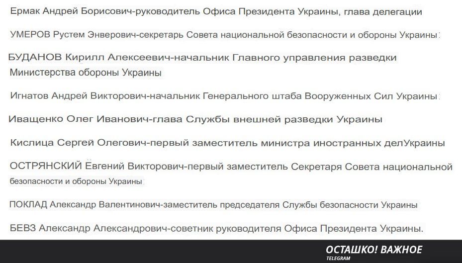 Киевский режим готовит консультации по мирному соглашению в Швейцарии