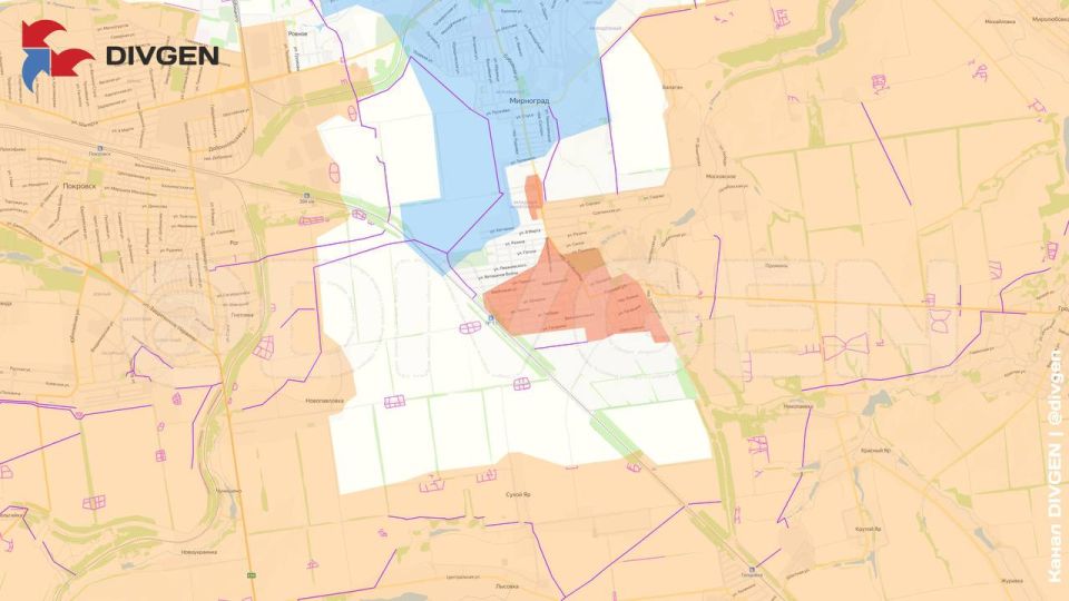 Изменения на карте за прошедшие сутки: