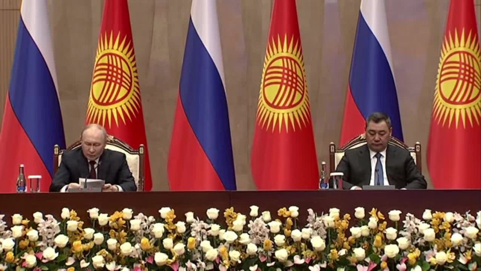 Заявление Президента России В.В.Путина для СМИ по окончании российско-киргизских переговоров (Бишкек, 26 ноября 2025 года)