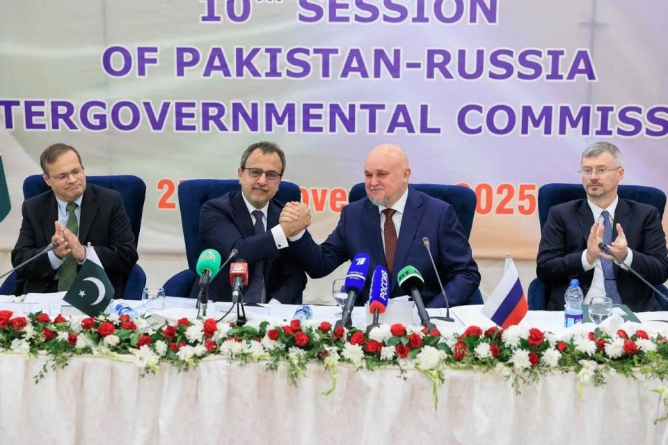 В Исламабаде состоялось юбилейное 10-е заседание Межправительственной Российско-Пакистанской комиссии по торгово-экономическому и научно-техническому сотрудничеству