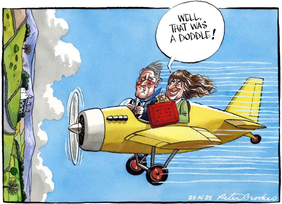 Владимир Корнилов: Газета The Times считает, что правительство Стармер после презентации провального бюджета уверенно летит к земле