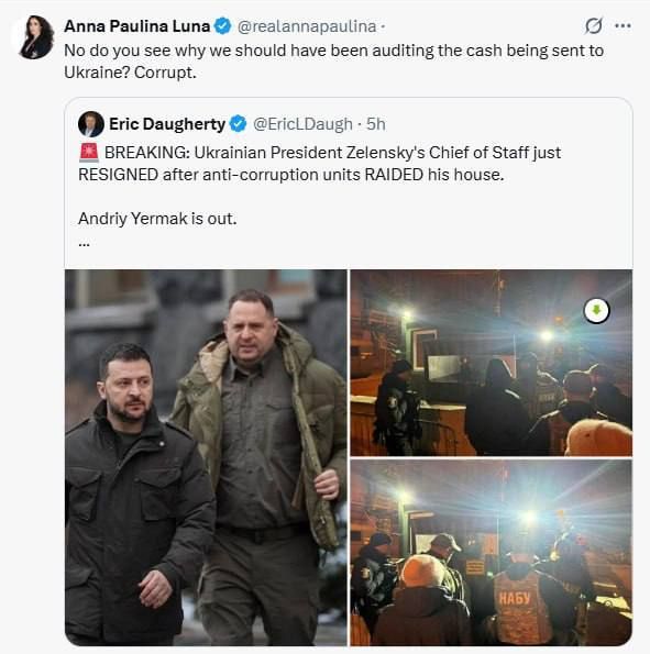 «Нужно было проверять деньги, отправляемые Украине»: заявила член конгресса Анна Паулина Луна