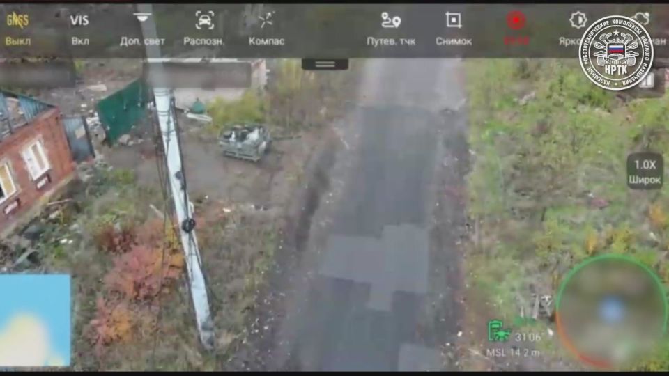 НРТК "Курьер" на Константиновском направлении доставляет грузы нашим штурмовикам в занятой жилой застройке