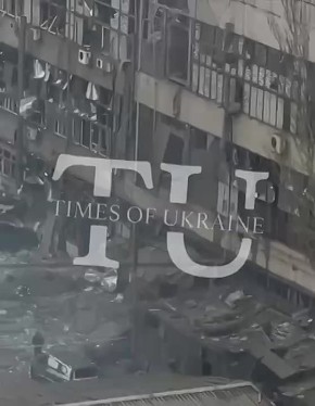 Последствия прилета "Искандера" в Днепропетровске