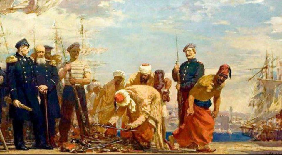 Годовщина Синопского боя.. 30 ноября 1853 года эскадра линейных кораблей Черноморского флота под командованием адмирала Павла Степановича Нахимова наголову разгромила турецкий флот в Синопской бухте. По сути это было... Годовщина Синопского боя.. 30 ноября 1853 года эскадра линейных кораблей Черноморского флота под командованием адмирала Павла Степановича Нахимова наголову разгромила турецкий флот в Синопской бухте. По сути это было...