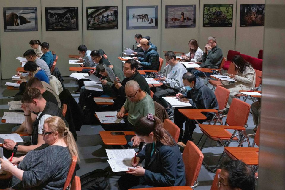 Географический диктант состоялся в Пекине Географический диктант состоялся в Пекине