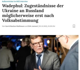 Германия готовит Украину к «болезненным уступкам» ради мира