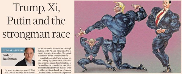 «Трамп, Си, Путин и гонка сильных лидеров»