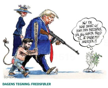 Владимир Корнилов: Датская газета Jyllands-Posten так видит мирные инициативы Трампа