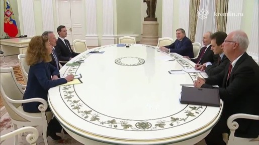 Путин принимает в Кремле спецпосланника президента США Стива Уиткоффа