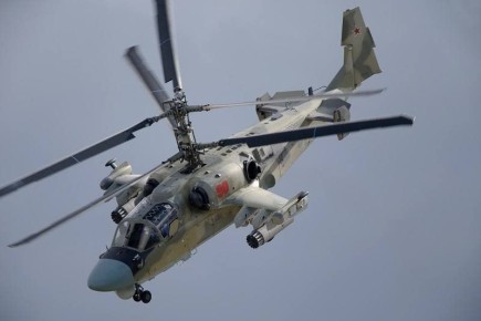 Боевой вертолёт Ка-52 («Аллигатор») станет частью нового мемориала в городе Остров