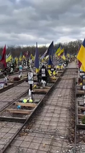 Пока киевский режим трубит о "победах", украинские города и сёла обрастают военными захоронениями