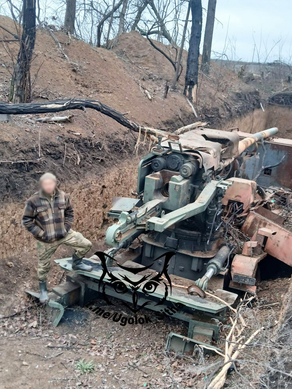 Уничтоженная украинская САУ "Богдана" на недавно освобождённых территориях, декабрь 2025 Уничтоженная украинская САУ "Богдана" на недавно освобождённых территориях, декабрь 2025