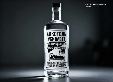В Минздраве поддержали идею наносить «страшные» предупреждения на алкоголь