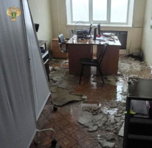 Землетрясение повредило здание больницы на Курилах