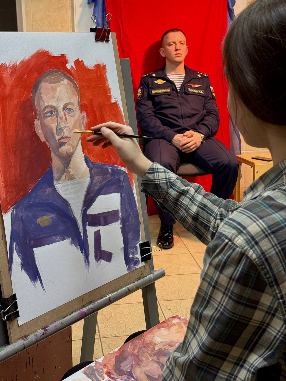 Патриотический проект «Портрет Героя», посвященный образу современного воина-защитника, запустили в Пскове