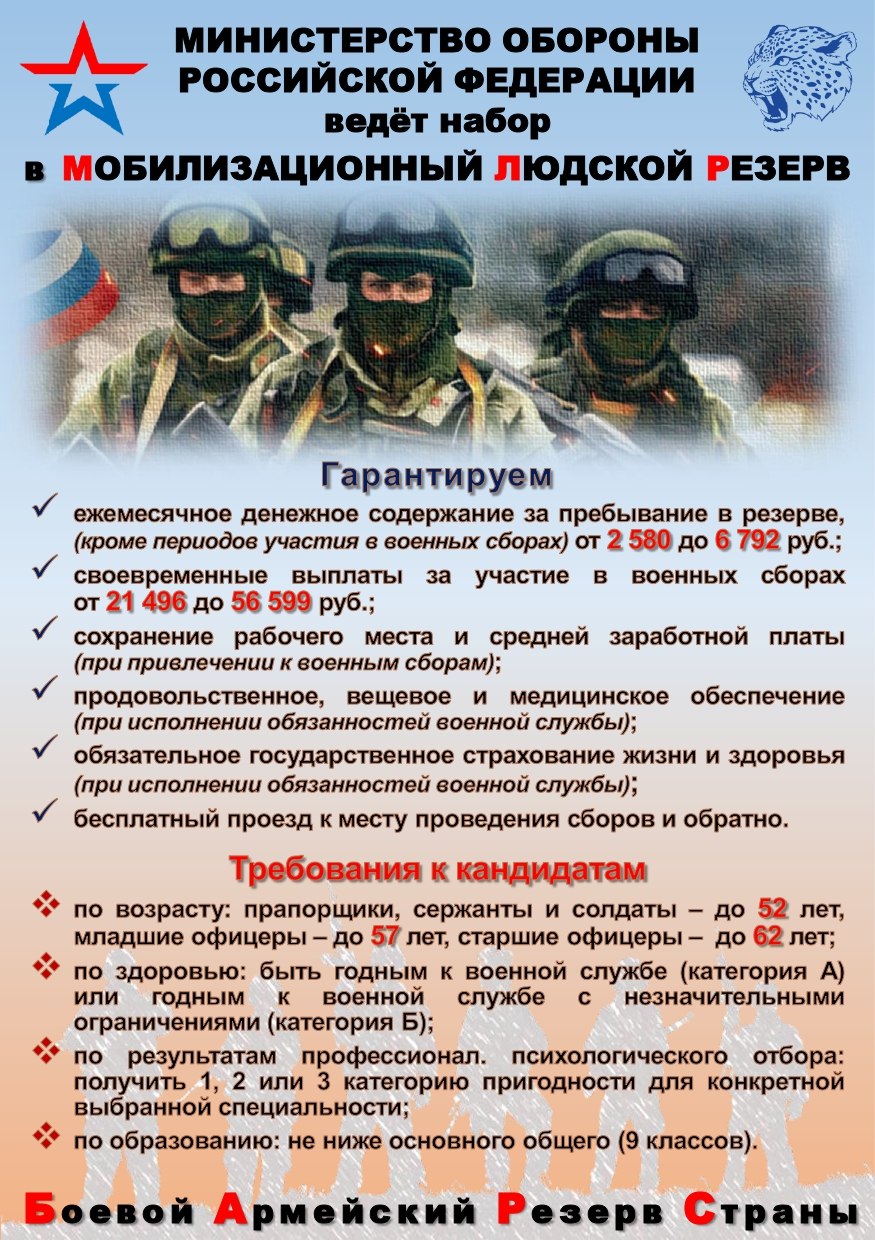 Мобилизационный людской резерв