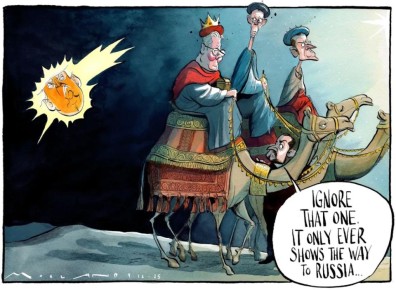 «Игнорируйте это. Оно всегда указывает только путь в Россию»