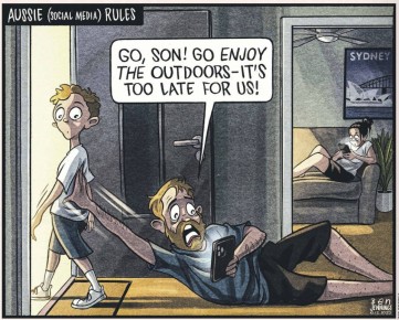 «Иди, сынок! Иди насладись прогулкой на улице - для нас уже слишком поздно!» Британская The Guardian веселится над запретом социальных сетей для детей младше 16 лет, вступившим в силу в Австралии