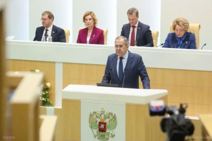 #ПрямойЭфир: Выступление Министра иностранных дел Российской Федерации С.В.Лаврова на «правительственном часе» в Совете Федерации Федерального Собрания Российской Федерации
