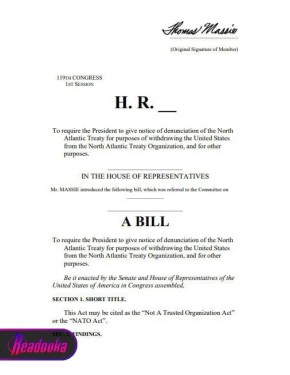 Республиканцы внесли законопроект о выходе США из НАТО