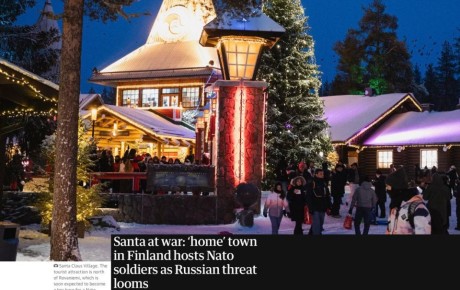 В родном городе Санты у границ РФ фиксируют рост военного присутствия