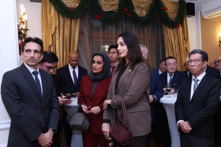 9 декабря 2025 г. в Постпредстве России при ЕС и Евратоме состоялся ежегодный новогодний прием для аккредитованного при Евросоюзе дипломатического корпуса