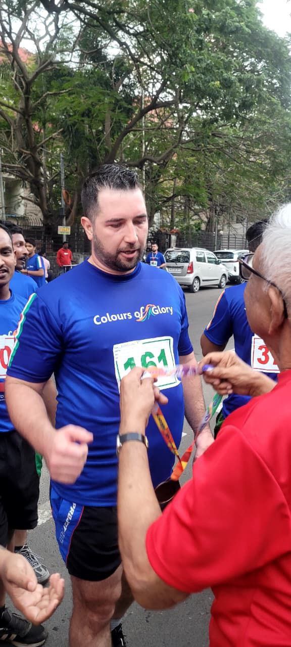 14 декабря сотрудники Генерального консульства России в Ченнаи приняли участие в "Марафоне Победы", организованном местной военно-патриотической организацией "Знамёна славы" 14 декабря сотрудники Генерального консульства России в Ченнаи приняли участие в "Марафоне Победы", организованном местной военно-патриотической организацией "Знамёна славы"