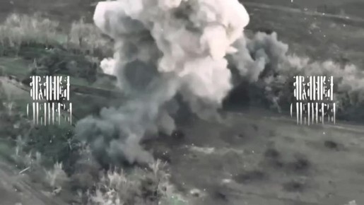 Война технологий.. Вражеский НРК уничтожен во время доставки боеприпасов для подразделений на переднем крае