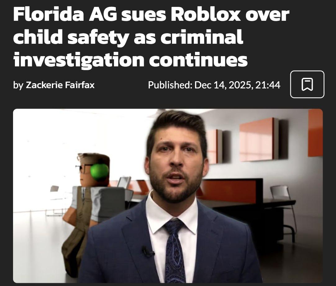 Roblox могут заблокировать и в США